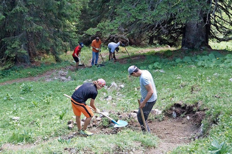 Runge Lehrlinge hoch über dem Alltag